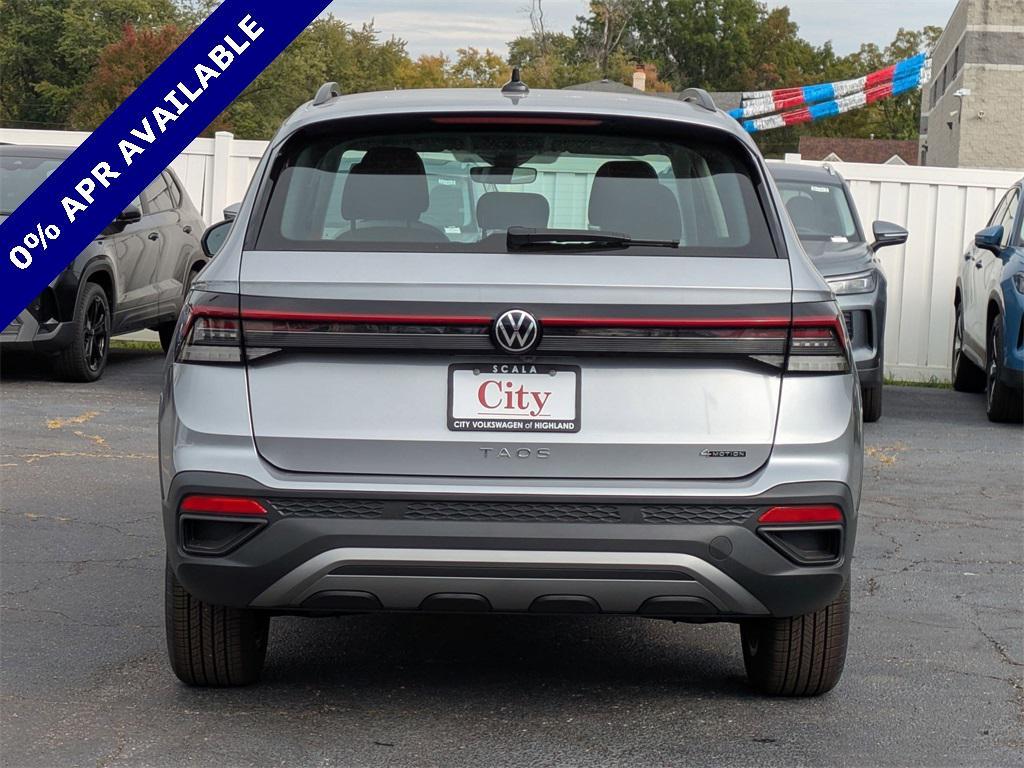 new 2025 Volkswagen Taos car, priced at $26,300