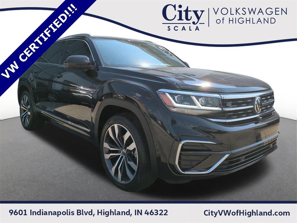 used 2022 Volkswagen Atlas Cross Sport car, priced at $35,000