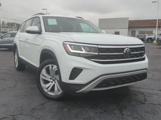 used 2021 Volkswagen Atlas car, priced at $23,595