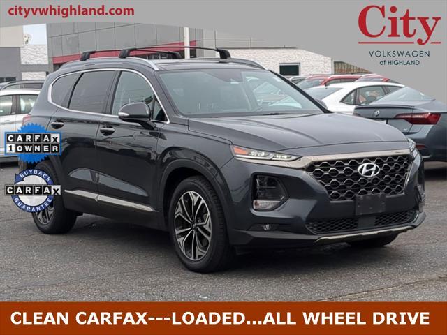 used 2020 Hyundai Santa Fe car, priced at $22,996