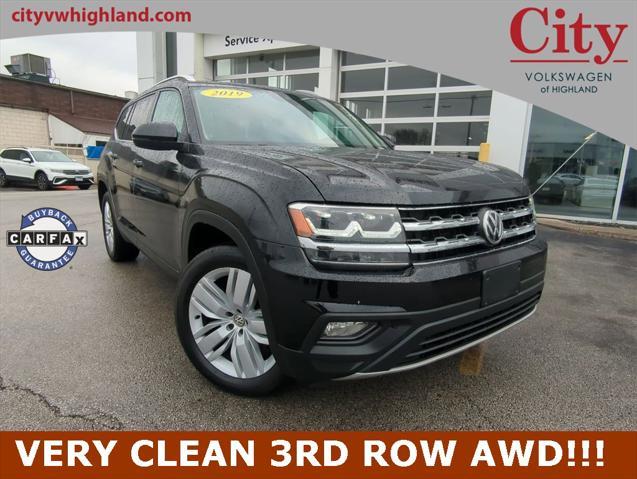 used 2019 Volkswagen Atlas car, priced at $17,505