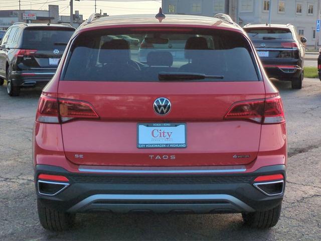 new 2024 Volkswagen Taos car, priced at $30,497