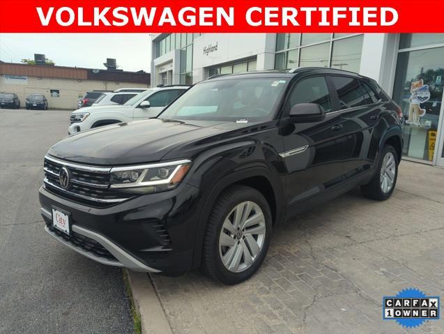 used 2022 Volkswagen Atlas Cross Sport car, priced at $29,000