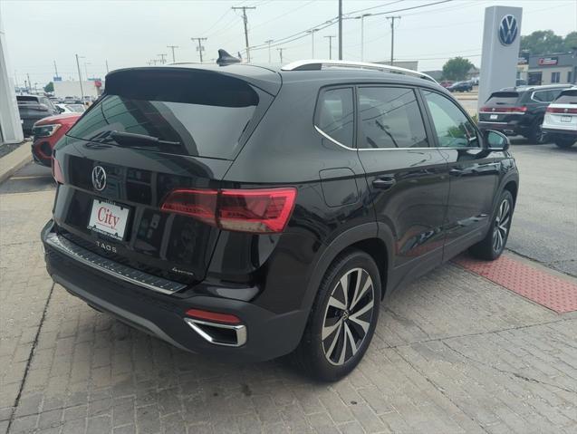 used 2023 Volkswagen Taos car, priced at $22,500