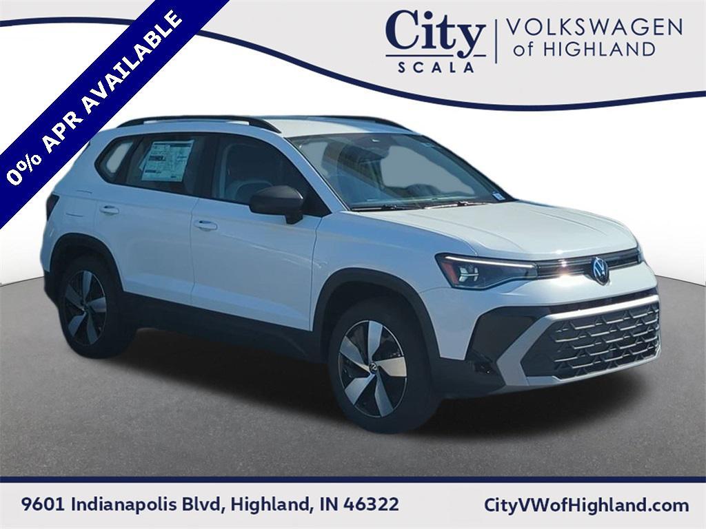 new 2025 Volkswagen Taos car, priced at $26,300