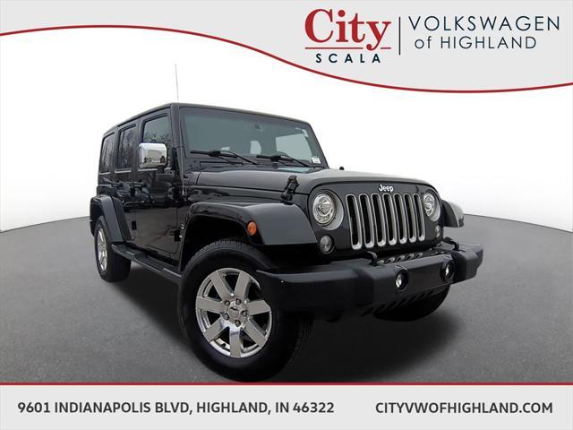 used 2017 Jeep Wrangler Unlimited car, priced at $18,490