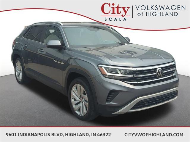 used 2022 Volkswagen Atlas Cross Sport car, priced at $30,500