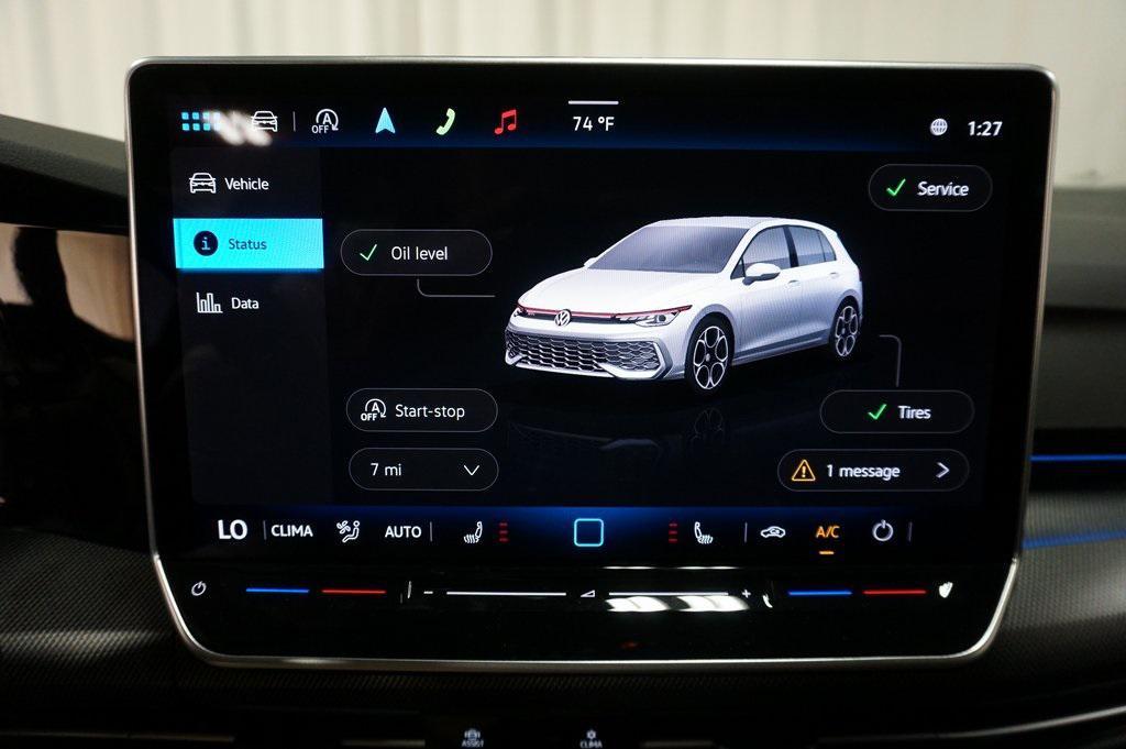 new 2025 Volkswagen Golf GTI car, priced at $33,312