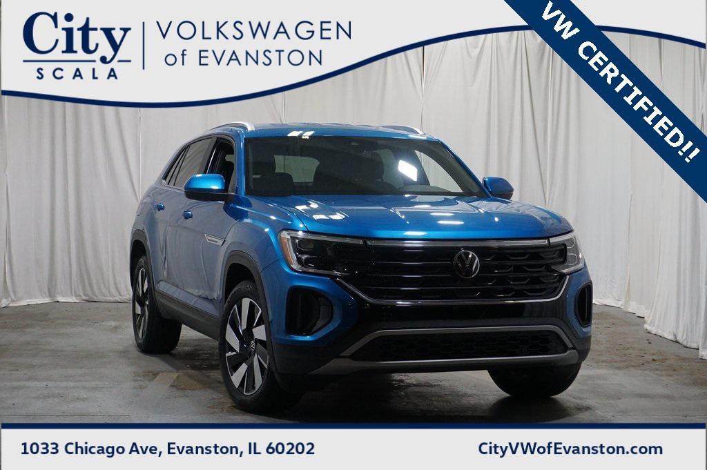 used 2024 Volkswagen Atlas Cross Sport car, priced at $33,490