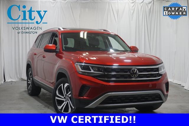 used 2023 Volkswagen Atlas car, priced at $37,500