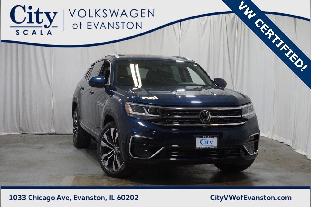 used 2022 Volkswagen Atlas Cross Sport car, priced at $32,490