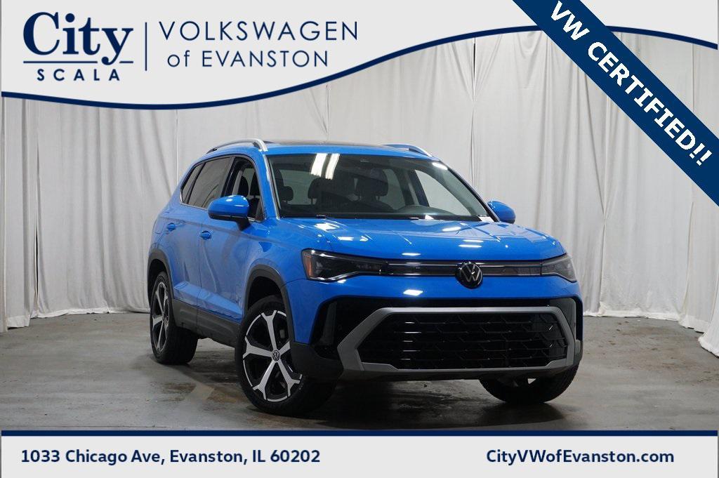 used 2025 Volkswagen Taos car, priced at $29,400