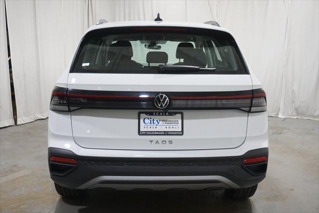 new 2025 Volkswagen Taos car, priced at $25,718