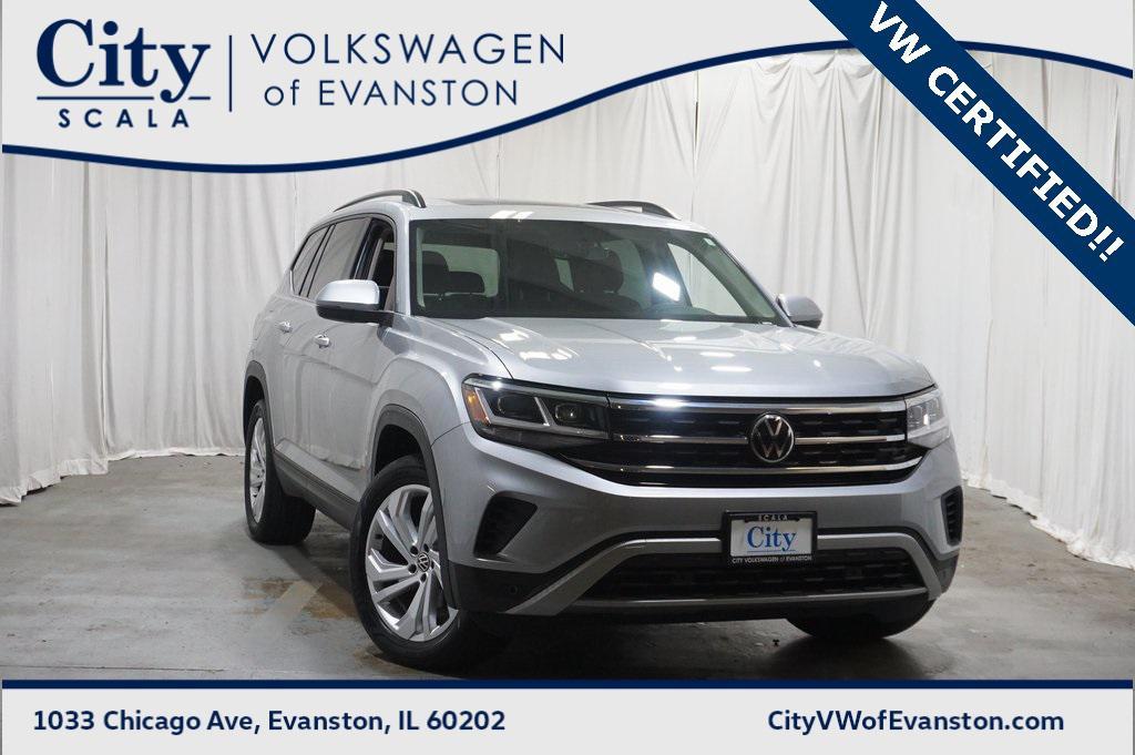 used 2021 Volkswagen Atlas car, priced at $25,990