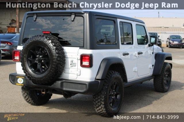 used 2021 Jeep Wrangler Unlimited car, priced at $28,100