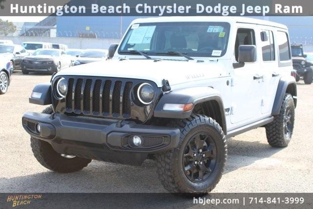 used 2021 Jeep Wrangler Unlimited car, priced at $28,100