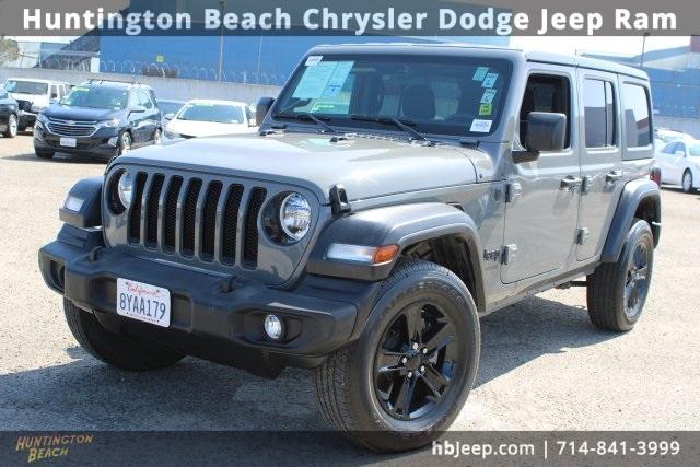 used 2021 Jeep Wrangler Unlimited car, priced at $27,000
