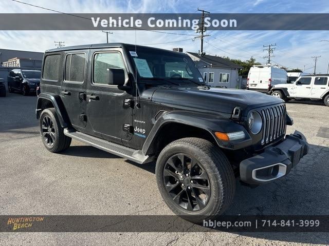 used 2021 Jeep Wrangler Unlimited 4xe car, priced at $28,588