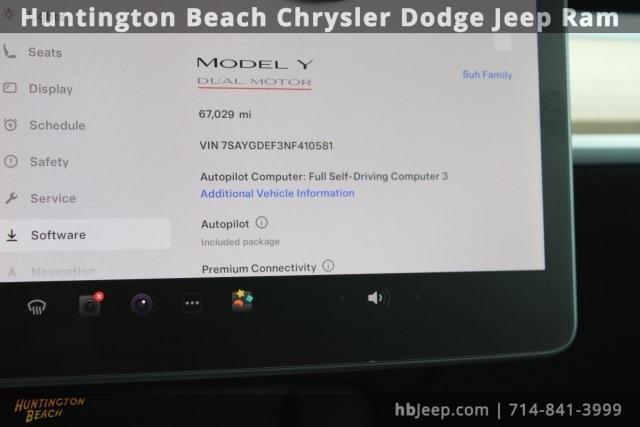 used 2022 Tesla Model Y car, priced at $25,600