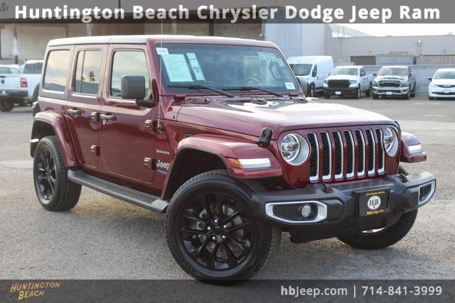 used 2021 Jeep Wrangler Unlimited 4xe car, priced at $23,106