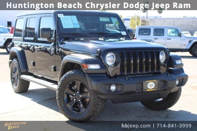 used 2021 Jeep Wrangler Unlimited car, priced at $21,500