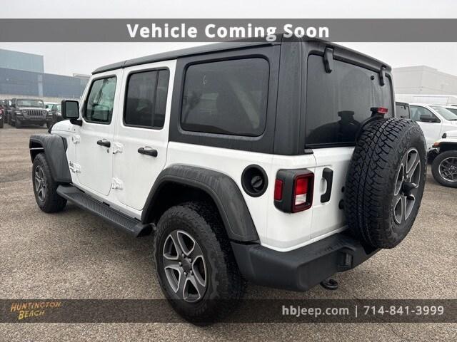 used 2021 Jeep Wrangler Unlimited car, priced at $25,200