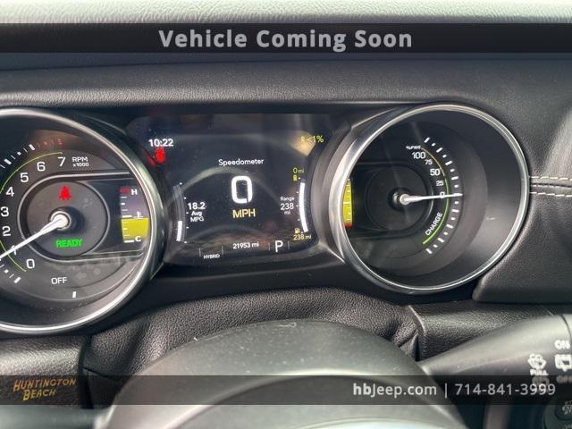 used 2021 Jeep Wrangler Unlimited 4xe car, priced at $30,000