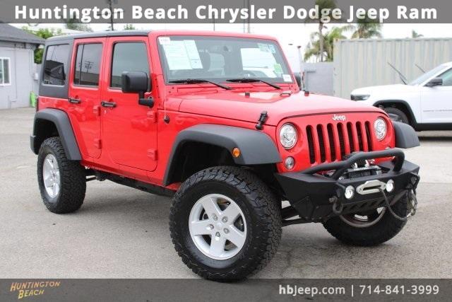 used 2018 Jeep Wrangler JK Unlimited car, priced at $17,870