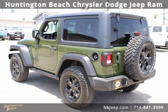 used 2021 Jeep Wrangler car, priced at $27,800