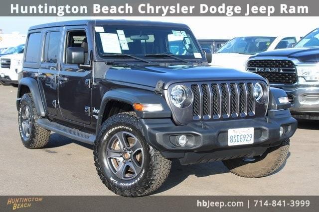 used 2020 Jeep Wrangler Unlimited car, priced at $28,229