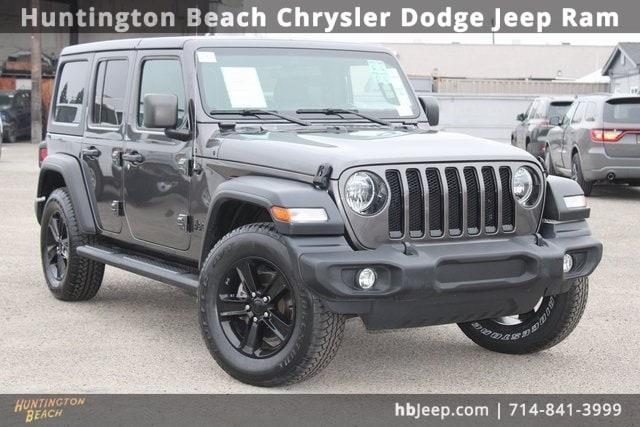 used 2021 Jeep Wrangler Unlimited car, priced at $25,518