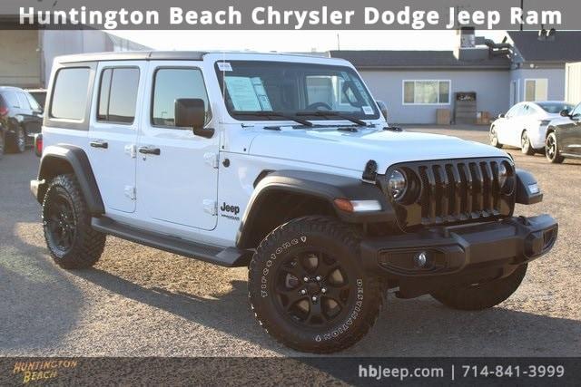 used 2021 Jeep Wrangler Unlimited car, priced at $26,990