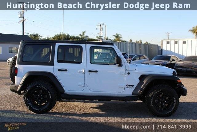 used 2021 Jeep Wrangler Unlimited car, priced at $26,300