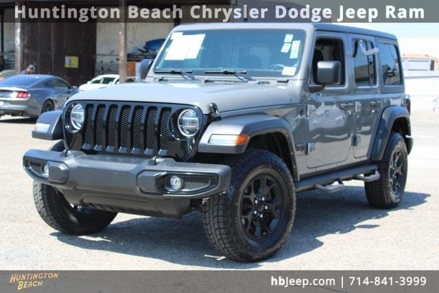 used 2021 Jeep Wrangler Unlimited car, priced at $28,200