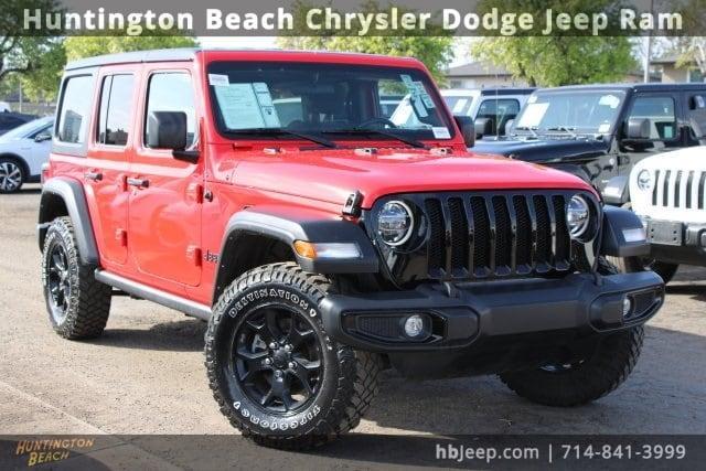 used 2021 Jeep Wrangler Unlimited car, priced at $27,990