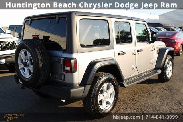 used 2021 Jeep Wrangler Unlimited car, priced at $24,400