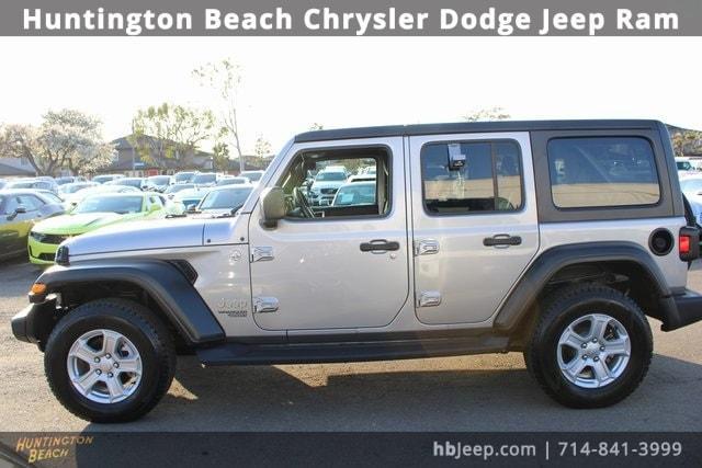 used 2021 Jeep Wrangler Unlimited car, priced at $24,400