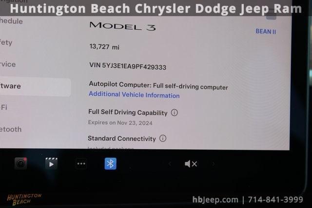 used 2023 Tesla Model 3 car, priced at $26,279