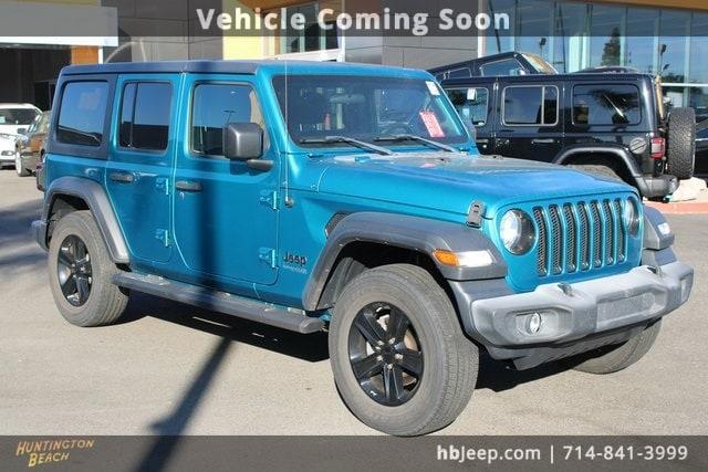 used 2020 Jeep Wrangler Unlimited car, priced at $28,300