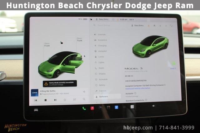 used 2021 Tesla Model 3 car, priced at $22,500
