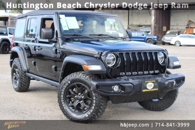 used 2021 Jeep Wrangler Unlimited car, priced at $28,284