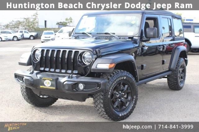 used 2021 Jeep Wrangler Unlimited car, priced at $28,284