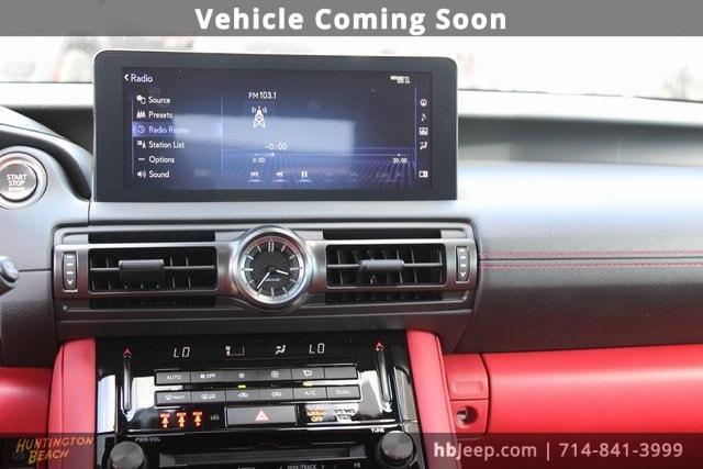 used 2025 Lexus IS 350 car, priced at $48,990