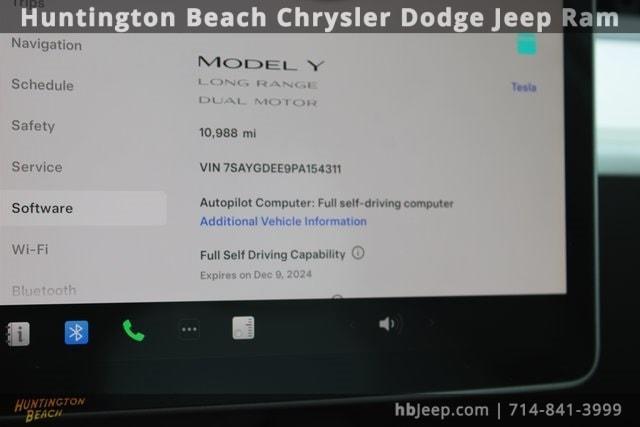 used 2023 Tesla Model Y car, priced at $32,900