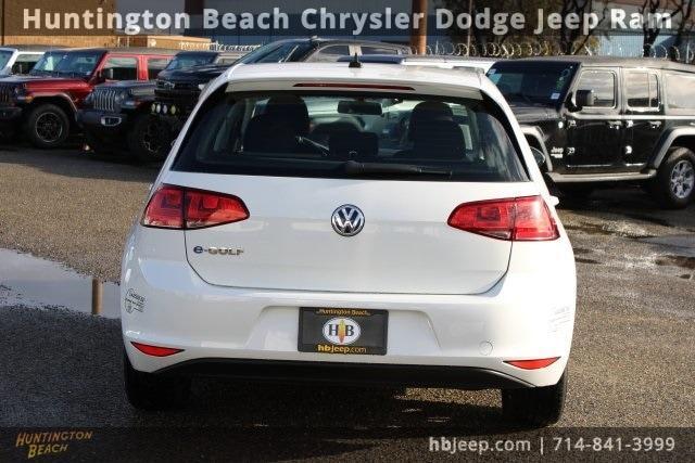 used 2016 Volkswagen e-Golf car, priced at $7,990