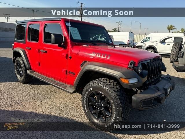 used 2021 Jeep Wrangler Unlimited car, priced at $24,900