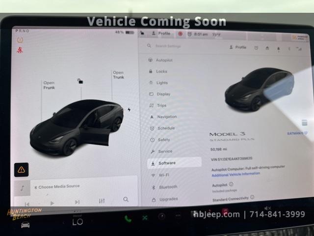used 2019 Tesla Model 3 car, priced at $20,250