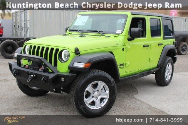 used 2021 Jeep Wrangler Unlimited car, priced at $21,000