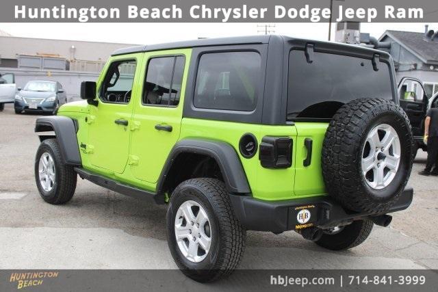 used 2021 Jeep Wrangler Unlimited car, priced at $21,000