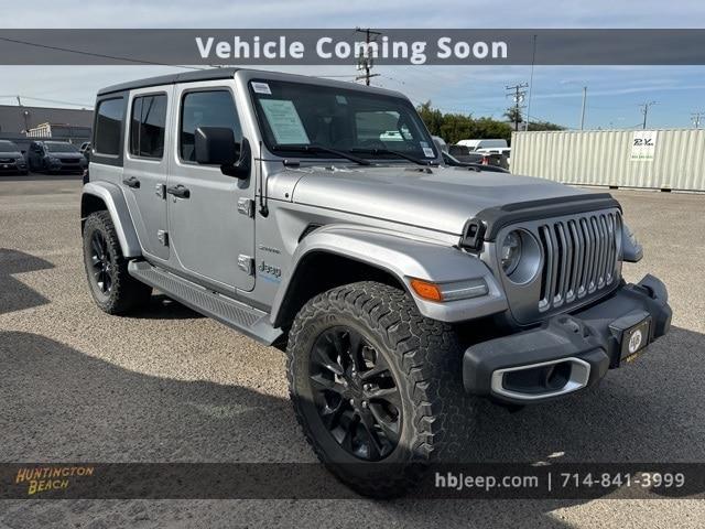 used 2021 Jeep Wrangler Unlimited 4xe car, priced at $27,579